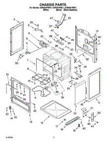03 - Chassis Parts parts for Kitchenaid Range KERI201PBS1 from AppliancePartsPros.com