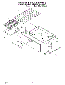 05 - Drawer & Broiler Parts, Optional Parts parts for Kitchenaid Range KERI201PBS1 from AppliancePartsPros.com