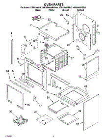 02 - Oven Parts parts for Kitchenaid Range KGRK806PSS00 from AppliancePartsPros.com