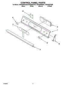 08 - Control Panel Parts, Optional Parts parts for Kitchenaid Range KGRK806PSS00 from AppliancePartsPros.com