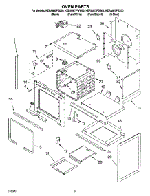 03 - Oven Parts parts for Kitchenaid Range KERA807PBB00 from AppliancePartsPros.com