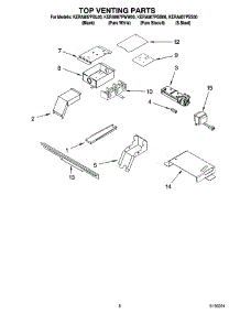 06 - Top Venting Parts, Optional Parts parts for Kitchenaid Range KERA807PBB00 from AppliancePartsPros.com