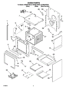 03 - Oven Parts parts for Kitchenaid Range KGRI801PWH00 from AppliancePartsPros.com