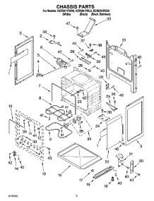 03 - Chassis Parts parts for Kitchenaid Range KERI201PBL0 from AppliancePartsPros.com