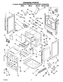 03 - Chassis Parts parts for Kitchenaid Range KERA205PSS0 from AppliancePartsPros.com
