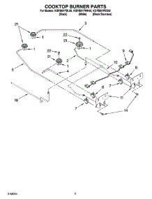 07 - Cooktop Burner Parts, Optional Parts parts for Kitchenaid Range KGRI801PBS00 from AppliancePartsPros.com