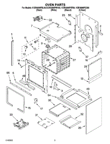 03 - Oven Parts parts for Kitchenaid Range KGRA806PWH00 from AppliancePartsPros.com