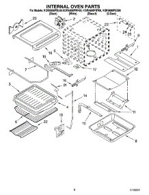 06 - Internal Oven Parts parts for Kitchenaid Range KGRA806PWH00 from AppliancePartsPros.com