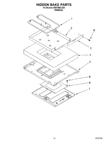 07 - Hidden Bake Parts, Miscellaneous Parts parts for Kitchenaid Range KERC608LSS0 from AppliancePartsPros.com