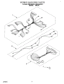 05 - Wiring Harness parts for Kitchenaid Range KEDC205BBL1 from AppliancePartsPros.com