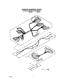 05 - Wiring Harness parts for Kitchenaid Range KEDC205YBL2 from AppliancePartsPros.com