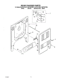 08 - Rear Chassis, Optional parts for Kitchenaid Range KGRT607HWH5 from AppliancePartsPros.com