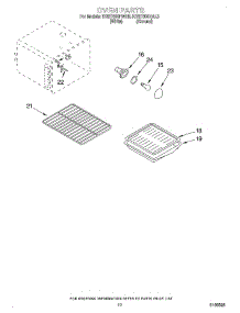07 - Oven parts for Kitchenaid Range KGRT600HAL3 from AppliancePartsPros.com
