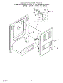 08 - Rear Chassis, Optional parts for Kitchenaid Range KGRT607HBL0 from AppliancePartsPros.com