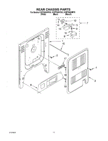 08 - Rear Chassis, Optional parts for Kitchenaid Range KGRT600HBL5 from AppliancePartsPros.com