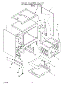 05 - Oven Chassis parts for Kitchenaid Range KGRT600HWH0 from AppliancePartsPros.com