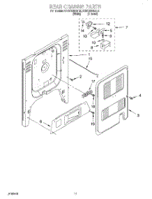 08 - Rear Chassis, Optional parts for Kitchenaid Range KGRT600HWH0 from AppliancePartsPros.com