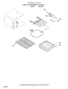 05 - Oven parts for Kitchenaid Range KERC600EAL5 from AppliancePartsPros.com