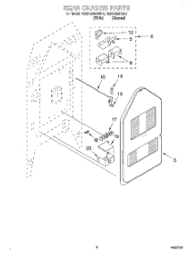 06 - Rear Chassis, Lit / Optional parts for Kitchenaid Range KERC500EWH3 from AppliancePartsPros.com