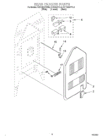06 - Rear Chassis, Lit / Optional parts for Kitchenaid Range KERC500YAL5 from AppliancePartsPros.com