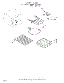 05 - Oven parts for Kitchenaid Range KERC600EWH1 from AppliancePartsPros.com