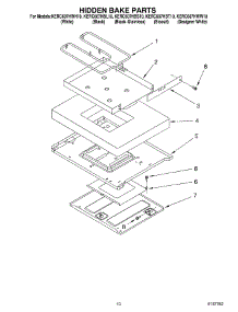 07 - Hidden Bake Parts, Miscellaneous Parts parts for Kitchenaid Range KERC607HBT10 from AppliancePartsPros.com