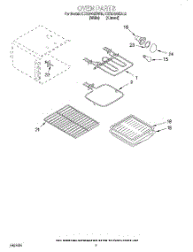 05 - Oven parts for Kitchenaid Range KERC600EWH2 from AppliancePartsPros.com