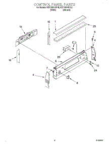 02 - Control Panel parts for Kitchenaid Range KERC500EAL5 from AppliancePartsPros.com