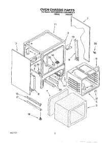 04 - Oven Chassis parts for Kitchenaid Range KERC600EWH0 from AppliancePartsPros.com