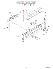02 - Control Panel parts for Kitchenaid Range KERC500HBT0 from AppliancePartsPros.com