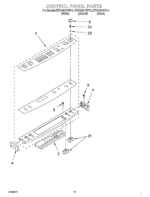 06 - Control Panel, Optional parts for Kitchenaid Range KERC601HBL4 from AppliancePartsPros.com