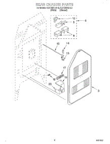 06 - Rear Chassis, Lit / Optional parts for Kitchenaid Range KERC500EWH2 from AppliancePartsPros.com