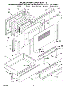 02 - Door And Drawer Parts parts for Kitchenaid Range KERC607HBL10 from AppliancePartsPros.com