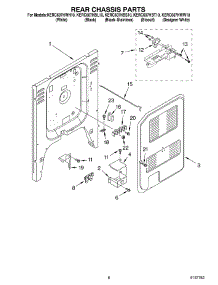 05 - Rear Chassis Parts parts for Kitchenaid Range KERC607HBL10 from AppliancePartsPros.com