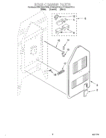 06 - Rear Chassis, Lit / Optional parts for Kitchenaid Range KERC500YAL4 from AppliancePartsPros.com