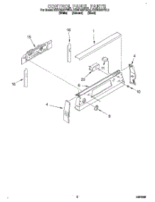 02 - Control Panel parts for Kitchenaid Range KERC500YAL3 from AppliancePartsPros.com