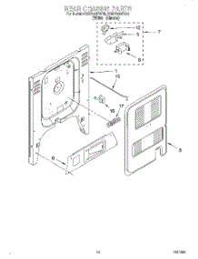07 - Rear Chassis, Lit / Optional parts for Kitchenaid Range KGRT500FAL0 from AppliancePartsPros.com
