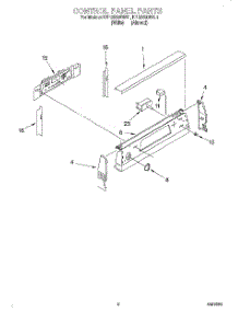 02 - Control Panel parts for Kitchenaid Range KERC500EAL1 from AppliancePartsPros.com