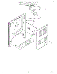 07 - Rear Chassis, Optional parts for Kitchenaid Range KGRT500BWH2 from AppliancePartsPros.com