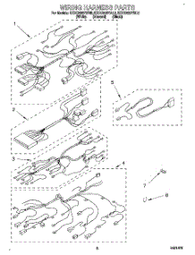 06 - Wiring Harness parts for Kitchenaid Range KERC500YWH2 from AppliancePartsPros.com