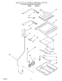 06 - Broiler And Oven Burner parts for Kitchenaid Range KGRT500FAL1 from AppliancePartsPros.com