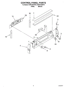 02 - Control Panel parts for Kitchenaid Range KERC500HWH3 from AppliancePartsPros.com