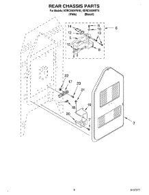 06 - Rear Chassis, Optional parts for Kitchenaid Range KERC500HWH3 from AppliancePartsPros.com