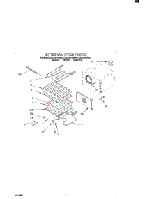 05 - Internal Oven parts for Kitchenaid Range KEDS207BAL0 from AppliancePartsPros.com
