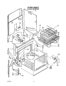 05 - Oven, Literature parts for Kitchenaid Range KEDS200YWH0 from AppliancePartsPros.com