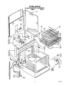 04 - Oven parts for Kitchenaid Range KEDS200YWH1 from AppliancePartsPros.com