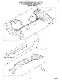 06 - Wiring Harness parts for Kitchenaid Range KEDS200BWH1 from AppliancePartsPros.com