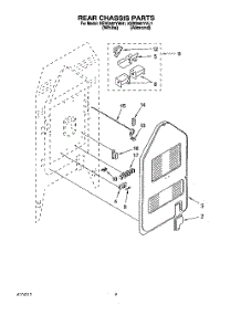 07 - Rear Chassis, Optional parts for Kitchenaid Range KERS507YWH1 from AppliancePartsPros.com