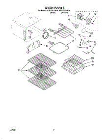 05 - Oven parts for Kitchenaid Range KERS507YWH4 from AppliancePartsPros.com