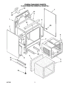 04 - Oven Chassis parts for Kitchenaid Range KERH507YAL3 from AppliancePartsPros.com